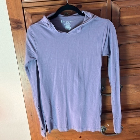 Free People Movement Periwinkle Hooded Top Size XS/S NWOT - Picture 1 of 6